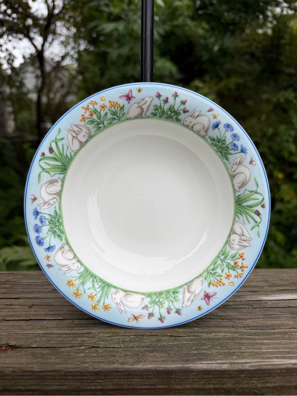 Tiffany Meadows Child’s Rim Bowl 6.75” Across Made In England 2003 Tiffany & Co.